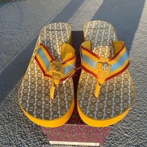 Tory Burch Gemini Link Wedge Sandal